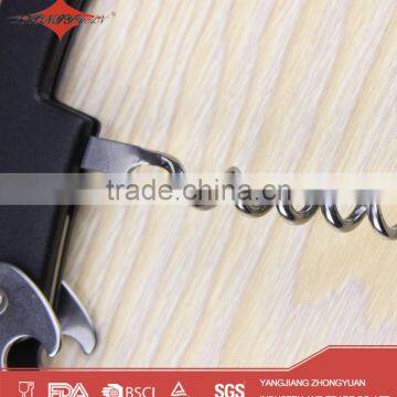 Metal Wine Bottle Shape Opener Wine Corkscrew With Knife photo-5