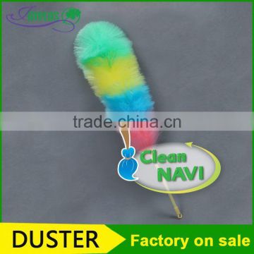 plastic handle with high density colorful pp static duster