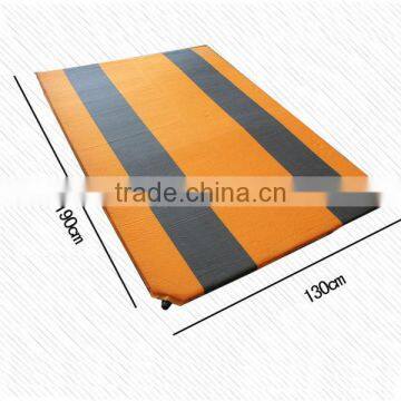 2 person polyster high density memory self inflatable camping mattress