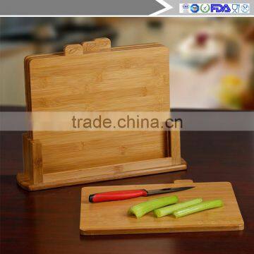 Bamboo Index Cutting Boards- All Natural Chopping Board With 4 Index Tabs by Good Cooking photo-2