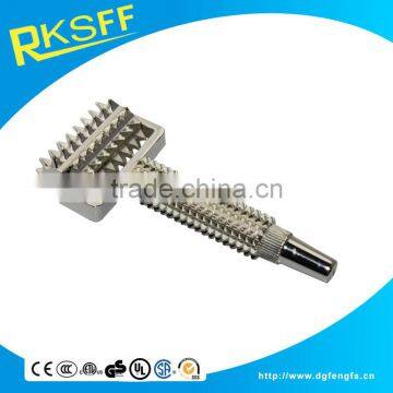 Zinc Alloy Handheld Head Massage Roller With Silver Plated photo-2