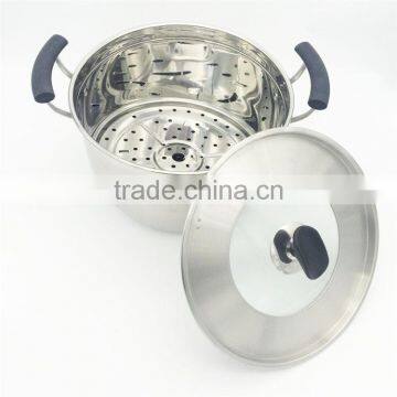 Factory Wholesale SS Soup Pot Industrial Food Steamer photo-3