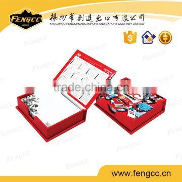 Promotion CMYK paper cover with note pad for memo holder / memo pallet