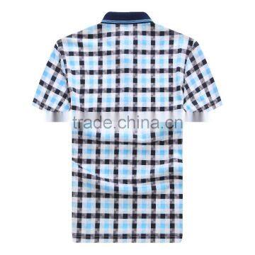 Raidyboer Men's Knit Polo t Shirt 100%cotton With Check Raidyboer photo-3
