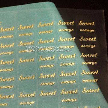 Custom Sliver Metal Logo Sunglasses Stickers photo-4