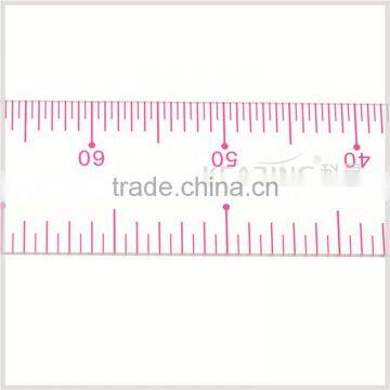 Transparent Plastic sandwich Line Scale Ruler For Measuring