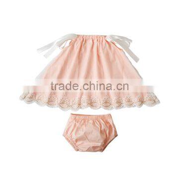 Summer Girl Clothing Set Boutique Baby Girl Lace Outfits Comforable Infant and Toddler Clothing Set photo-6
