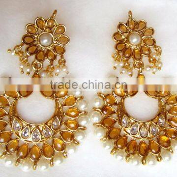 Gold Plated DANGLER Earrings photo-5
