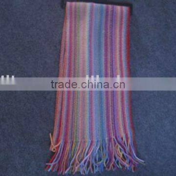 warp knitting scarf