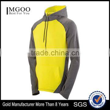 Autumn Style Custom Hoody Multi Color Front Pouch Pocket Athletic Hoodies Soft Brushed Back Poly/Spandex 4-Way Stretch