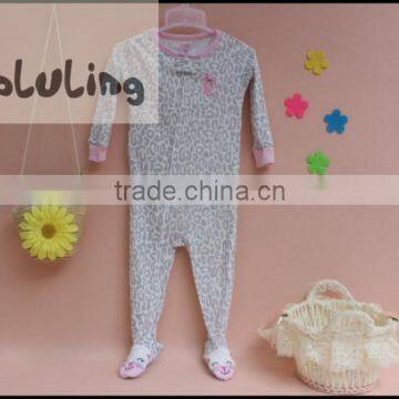 New Designer Kids Frog Cartoon Animal Printed Footed Pajamas Children One Piece Jumpsuits photo-4