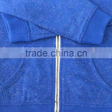 2017 Oem Mens Print Logo Blue Colour Zip up Hoodies Wholesale photo-3