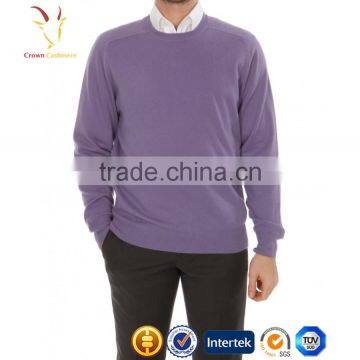 Hand Knitted Pullover Fashion Blended Knitting Men Sweater