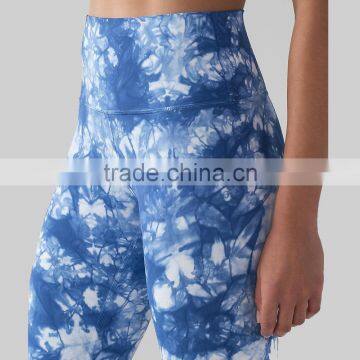 2017 China Wholesale Sublimation Yoga Pants Manufacturer Custom Made High Waist Active Wear Slim Fit Yoga Leggings for Women photo-2