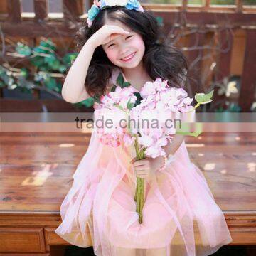 S33531W Teen Girl Ball Gown Sleeveless Summer Flower Girls Lace Wedding Dresses photo-4
