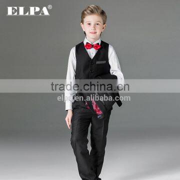 ELPA Designer 3 Piece Children Suits Black Wholesale Kids Suits for Boys photo-4