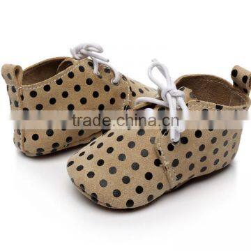 Low MOQ Wholesale China Baby Shoes Dots Factory Oxford Shoes photo-4