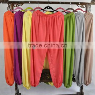 women good quality rayon simple sports pants