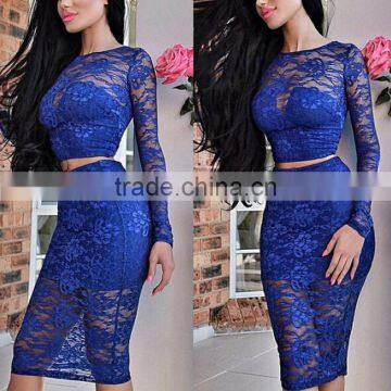 Walson 2017 european style lace sexy night dress picture club tight party dresses for women