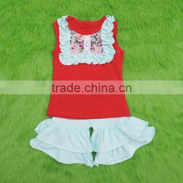 Fashion Baby Tops Floral Pants Baby Girls Outfit Hot Sale Flower Baby Clothes Set Children's Boutique Matching Clothing photo-2