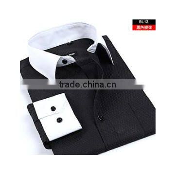 China Shirt Manufacturer 2015 Wholesale Mens Dress Foreign Trade Export Shirts With Good Quality photo-5