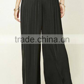 New Fashion Summer Oem Service Loose Wide Leg Ladies Chinos Trousers photo-4