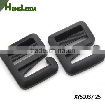 25mm 1inch Black POM Plastic Slider Rectangle Buckle Adjustable Buckle Bag Luggage Backpack Webbing Straps XY50037-25 photo-3