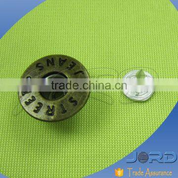 Newest Fashion Custom Shank Logo Brass Suit Buttons With Low MOQ