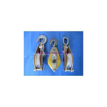 Cable pulley block, cargo block,snatch block, aerial roller