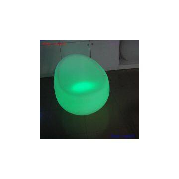 Round Sofa With Led Lights Illuminated photo-2
