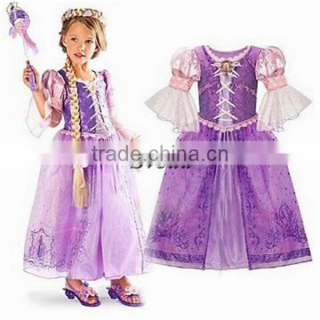 Children fancy dress sofia princess dress for baby girls 2015 new style children fancy dress