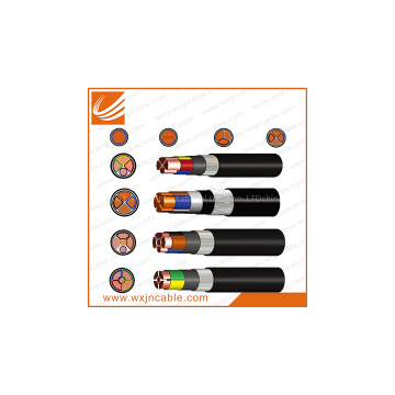 0.6/1KV YJV33-Copper Conductor XLPE Insulated Steel Wire PE Sheathed Power Cable