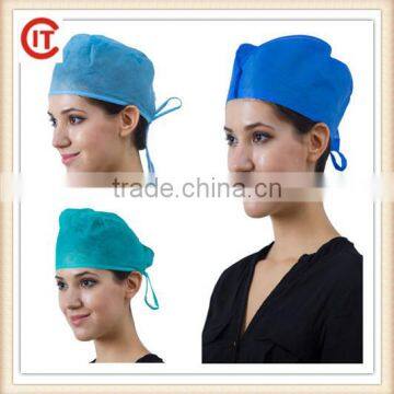 ISO&CE approved Nonwoven surgical caps,disposable surgeon caps,doctor caps