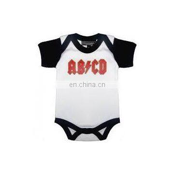 Plain single colour printed baby rompers kids romer infant romper