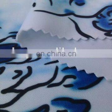 Shaoxing Winfar Textile New Design DTY Polyester Scuba Custom Digital Printing on Knitted Fabric photo-6