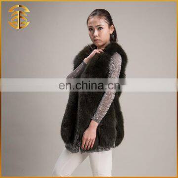 Wholesale Winter Coat Fox Jacket Sleeveless Fashion Real Fur Vest photo-2
