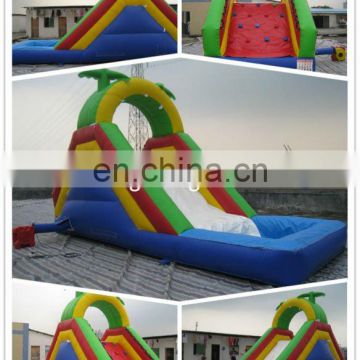 Giant splash Inflatable water Slide