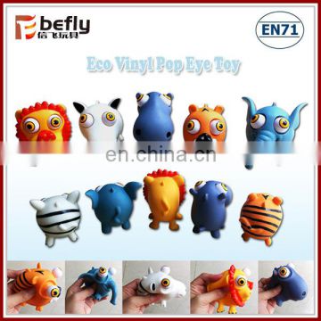 Novelty soft pop eye animal toy