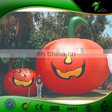 Customize Halloween Giant Inflatable Pumpkin Balloon For Holiday Decoration / Yard Decor PVC Inflatable Jack-o-lanterns With Led