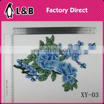 XY-03 FLOWER Advanced beautiful embroidered collars, colorful lace embroidery collars,machine embroidery lace collar