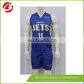 100% polyester Basketball Jerseys basketball wear