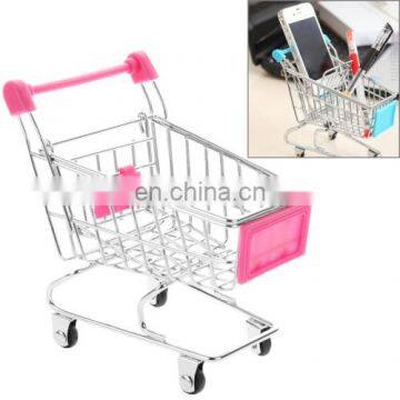 Universal Mini Grocery Shopping Cart Style Desktop Holder for iPhone 5