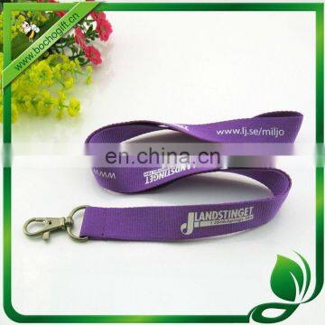 neck strap with printed logo