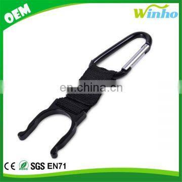 Winho Travel Hiking Carabiner Belt Clip Key Chain With Water Bottle Holder photo-2