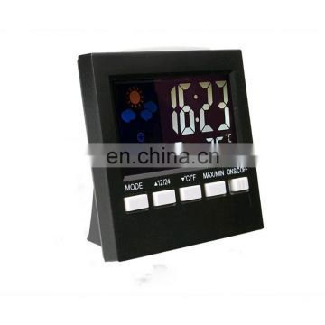 LCD Display Thermometer Hygrometer with Alarm Clock