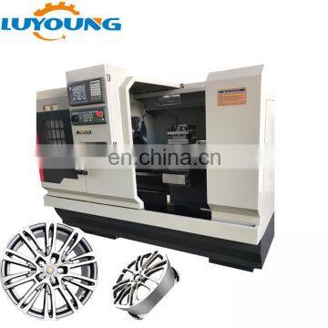 CWR28 Alloy truck wheel polishing lathe machine rim