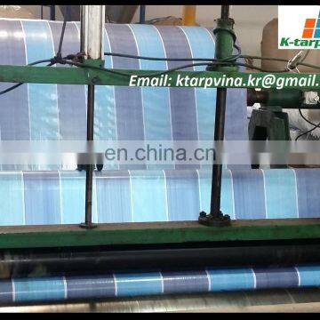 80 GSM Blue/white/Blue Pe Tarpaulin