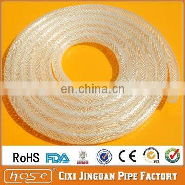 China Factory Supply Non-Toxic Fiber Reinforced Beer REACH Approved FDA Food Grade 3/4" Transparent PVC Vinyl Tube Water Hose