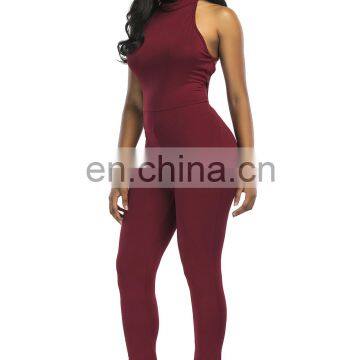 New Arrival Black One Piece Sexy Clubwear Tight Jumpsuit Rompers for Women photo-2