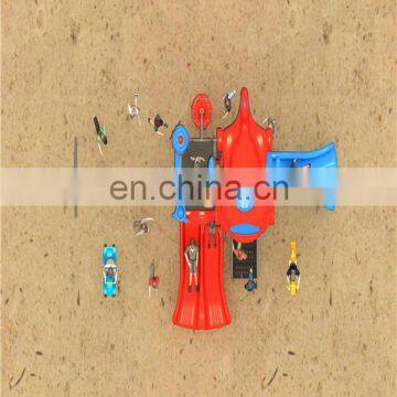 2020 China Top Quality Outdoor Play Gym Commercial Kids Slide Outdoor Playground for Children photo-3